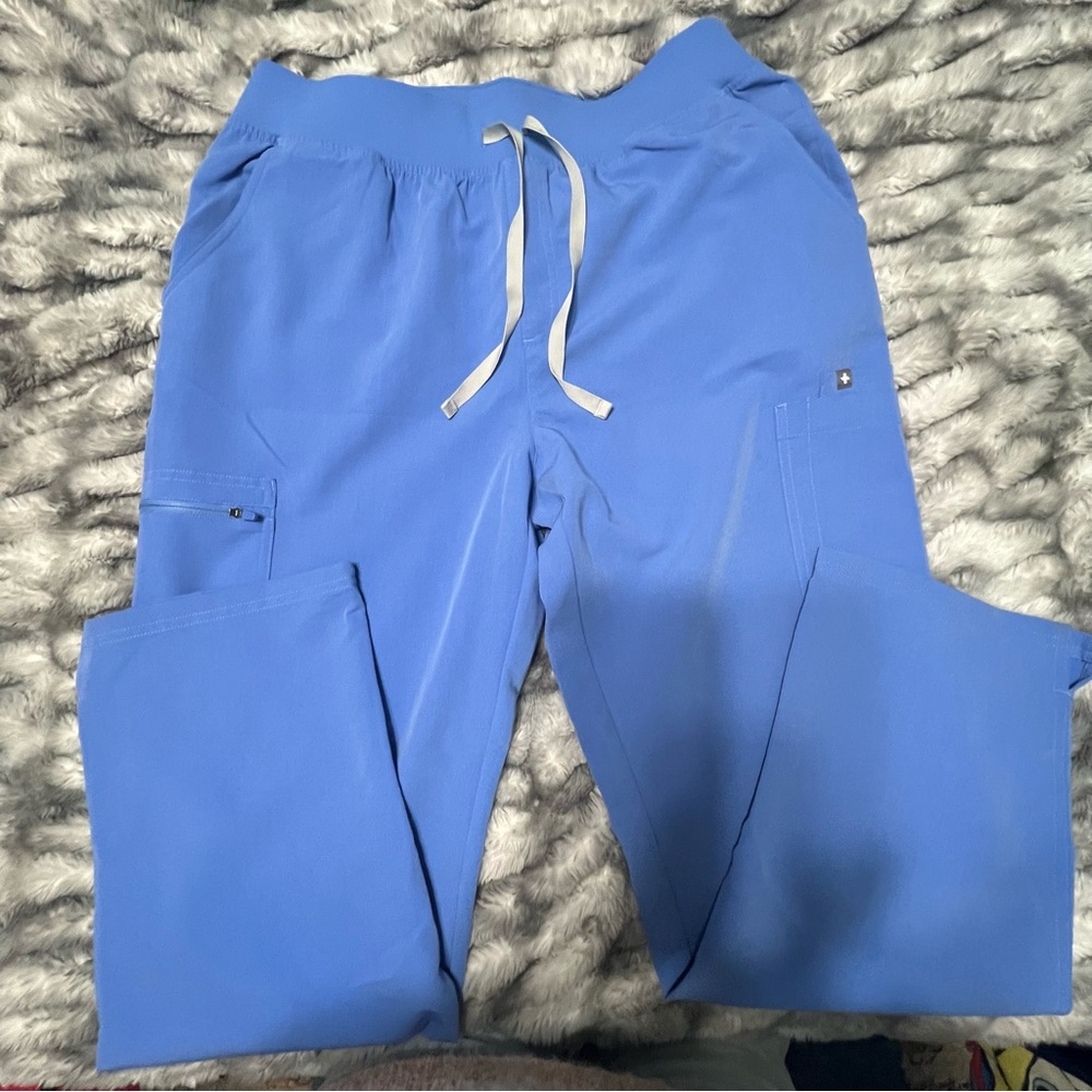 Figs Women's Ceil Blue Cargo Pants-XXL